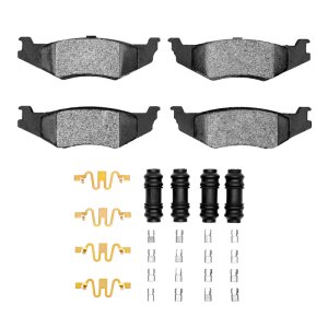 Chrysler Daytona Brake Pads - Rear - R1 Concepts - Semi Met - `89-`10